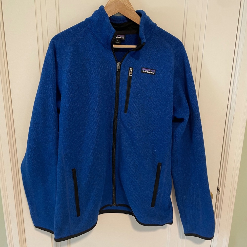 Patagonia Better Sweater Full Zip Fleece Jacket Royal Blue Medium